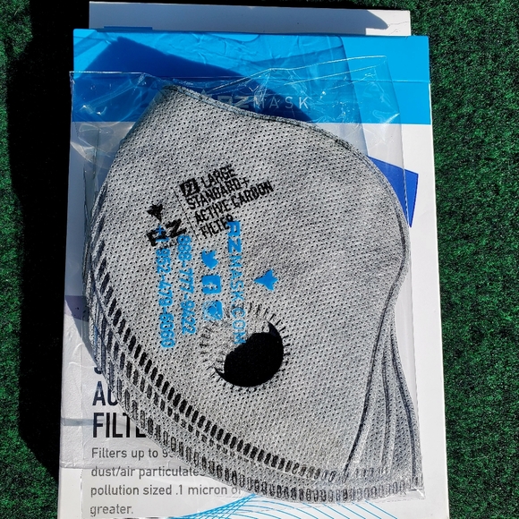 RZ Mask FILTER, F1 Standard + Active Carbon Filters (Medium) 3-pack - Picture 3 of 4